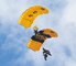 The Golden Knights conduct a demonstration at the 2019 Marine Corps Air Station Miramar Air Show on MCAS Miramar, Calif., Sept 28. This year's air show honors first responders by featuring several performances and displays that highlight first responders and their accomplishments.