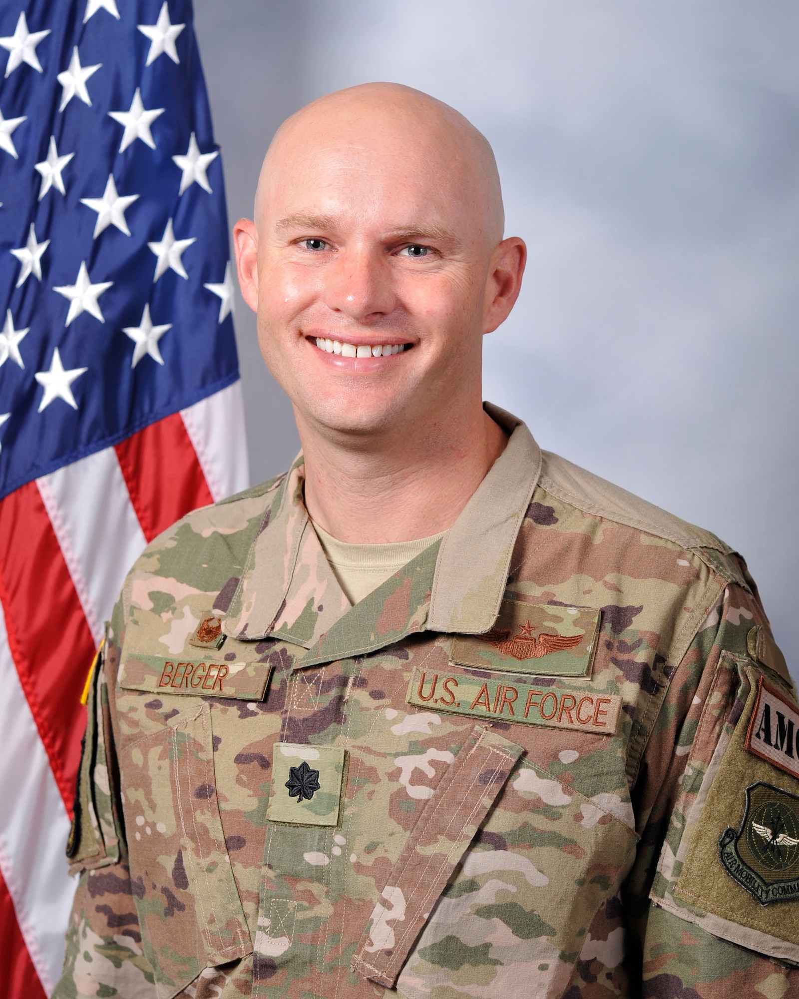 Lt. Col. John Berger, 321st Air Mobility Operations Squadron commander, shares some thoughts on the power of stories and the influence they can have. (Courtesy Photo)