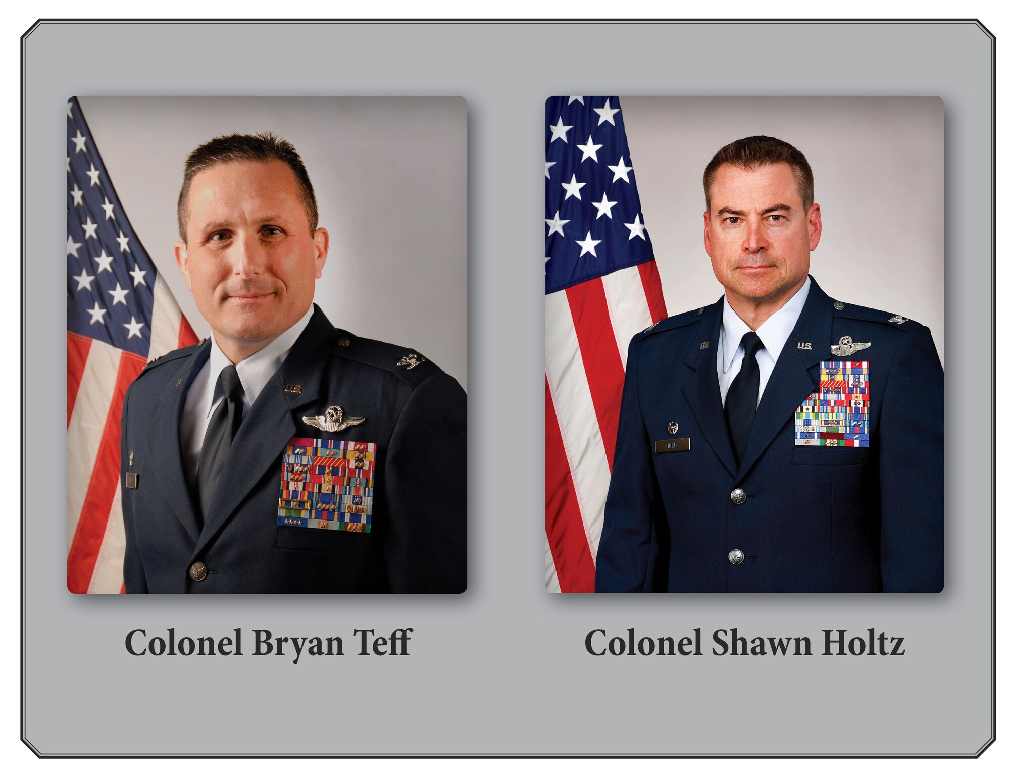 Col. Shawn Holtz will assume command of the 110th Wing, Battle Creek Air National Guard Base, Mich., in an on-base ceremony June 8, 2019 at 2:00 p.m.