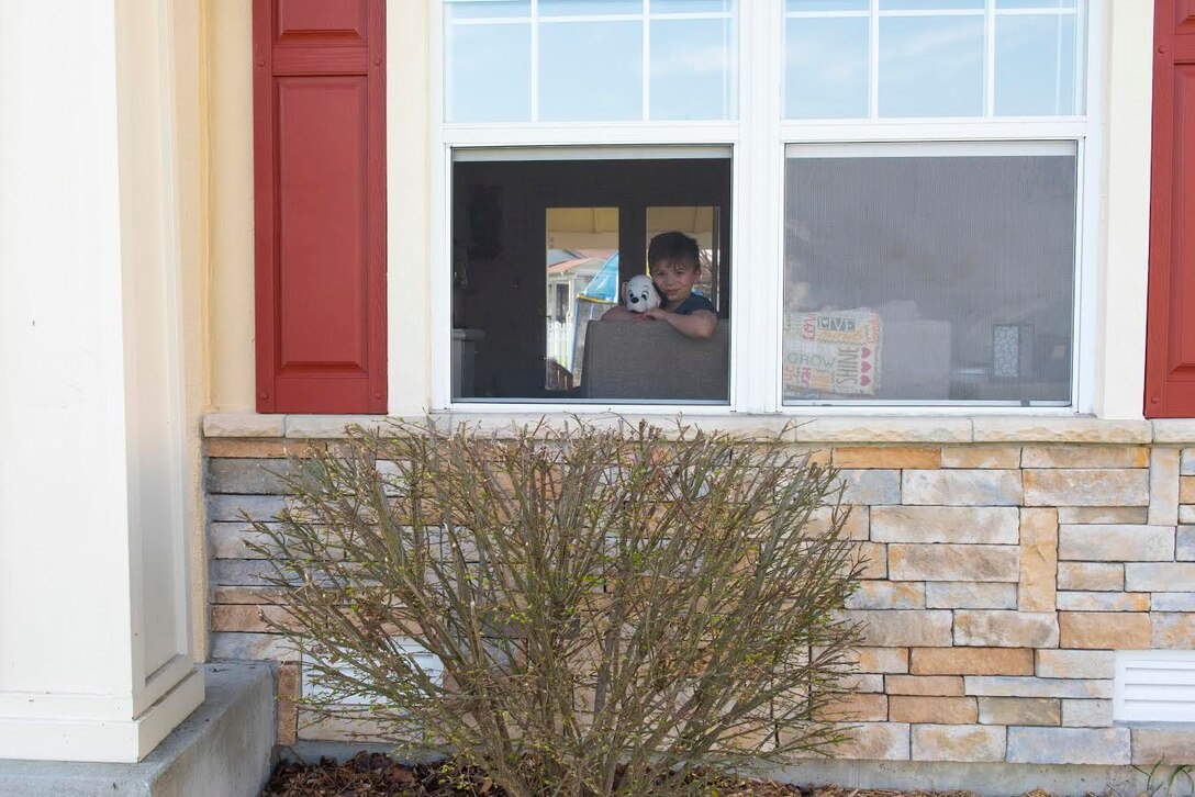 Whiteman AFB families are participating in the bear hunt to promote a safe, responsible alternative to isolation and social distancing.