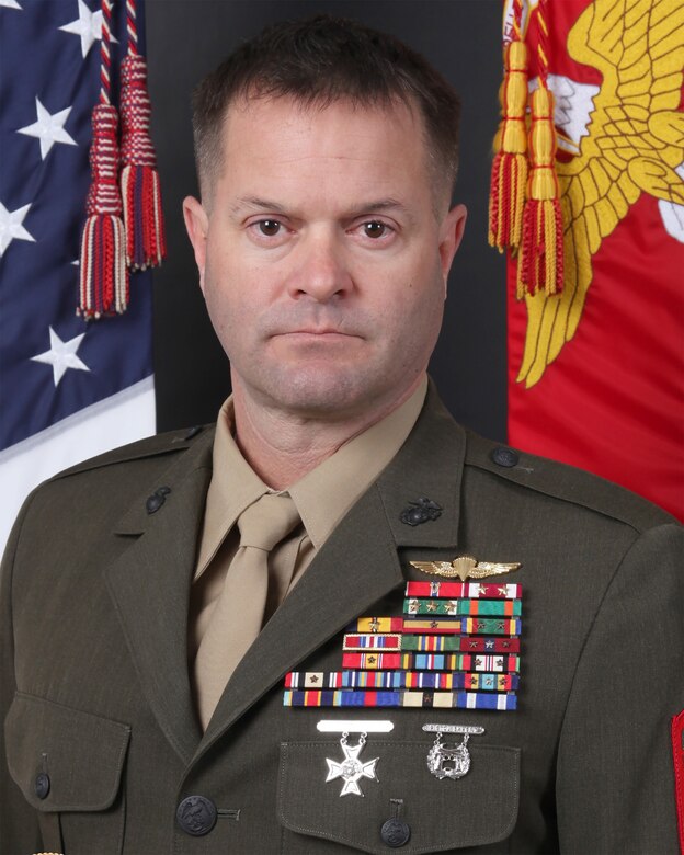 Sergeant Major Brad W. Baiotto, II Marine Expeditionary Force Information Group sergeant major