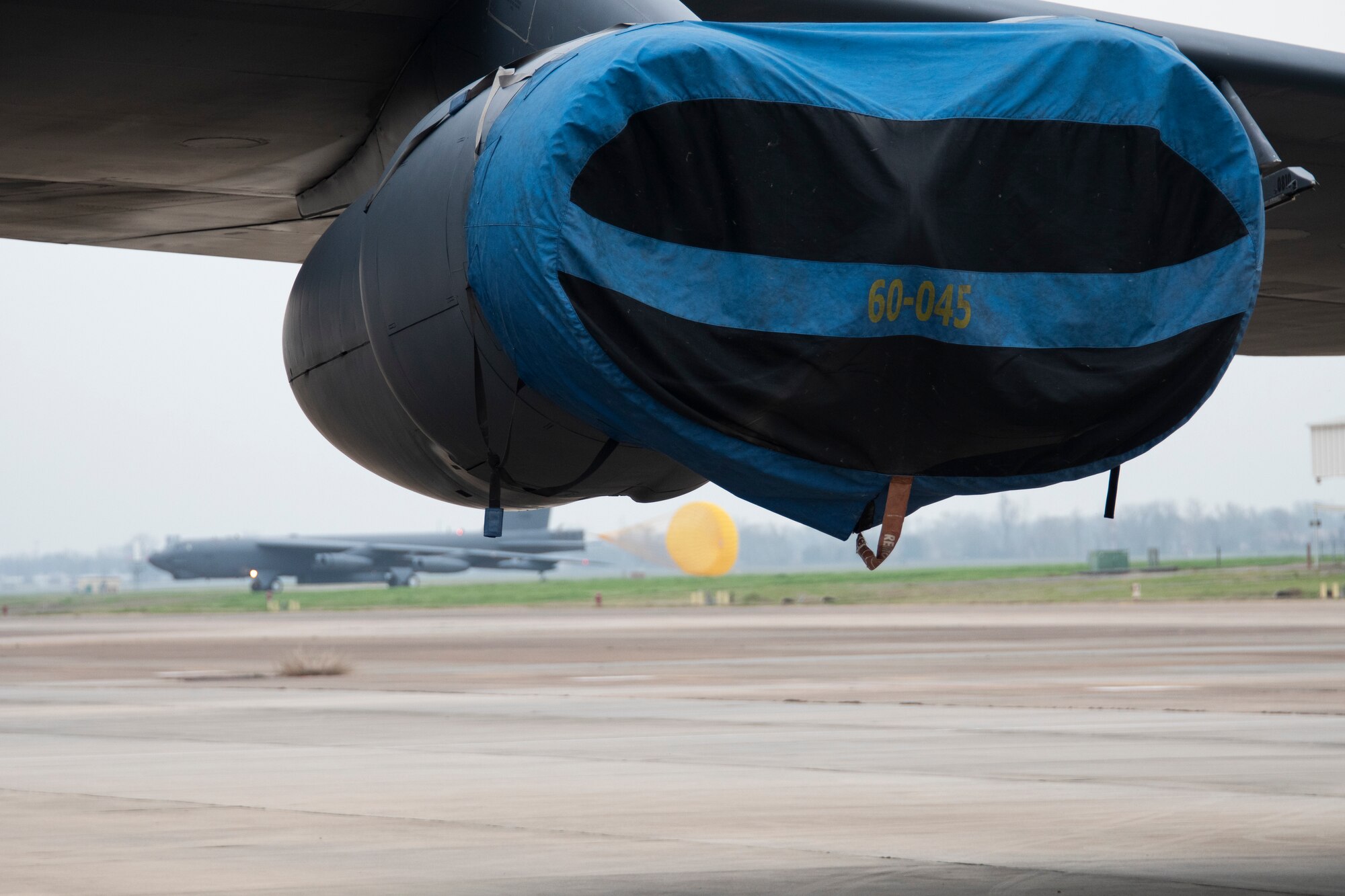 Photo of two B-52's.