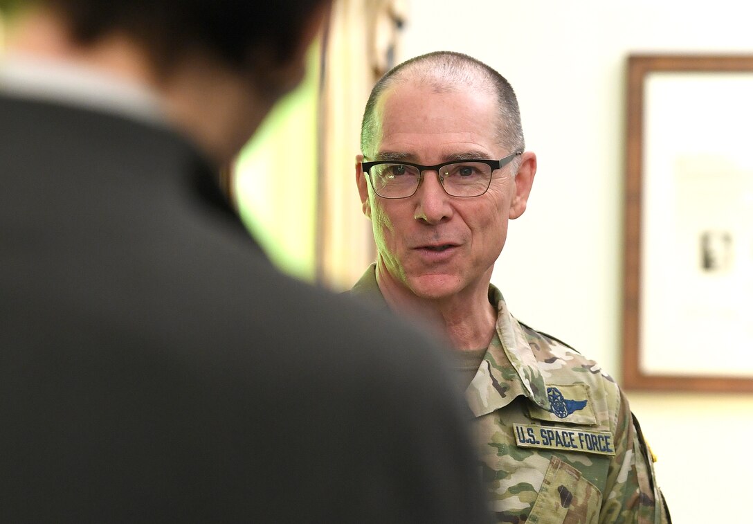 CMSgt Roger A. Towberman becomes the first Senior Enlisted Advisor of the U.S. Space Force.