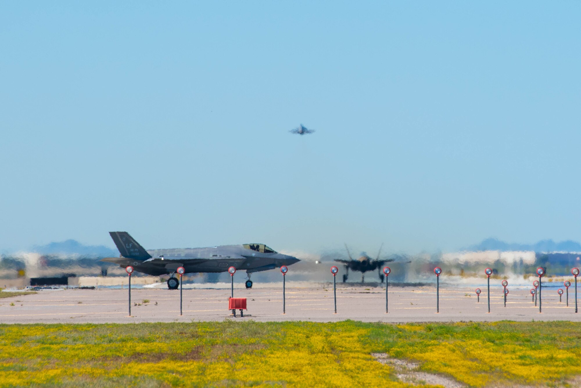 F-35A Lightning IIs display air superiority