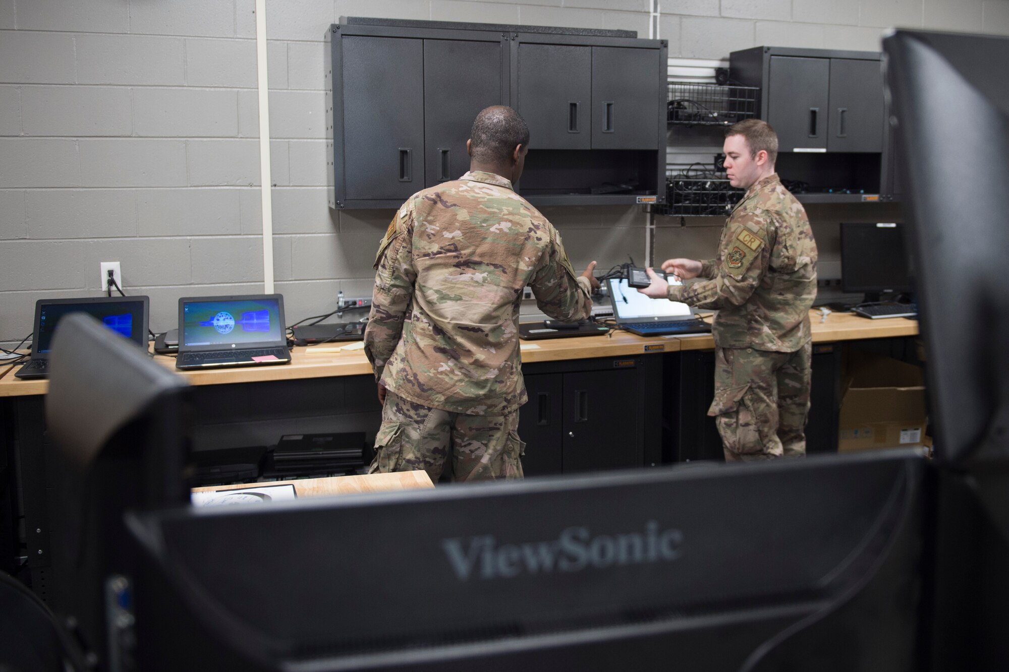 While many members of the 621st Contingency Response Wing are teleworking during COVID-19, two Airmen are still coming in to work to keep an essential part of the mission going at Joint-Base McGuire Dix Lakehurst, New Jersey.