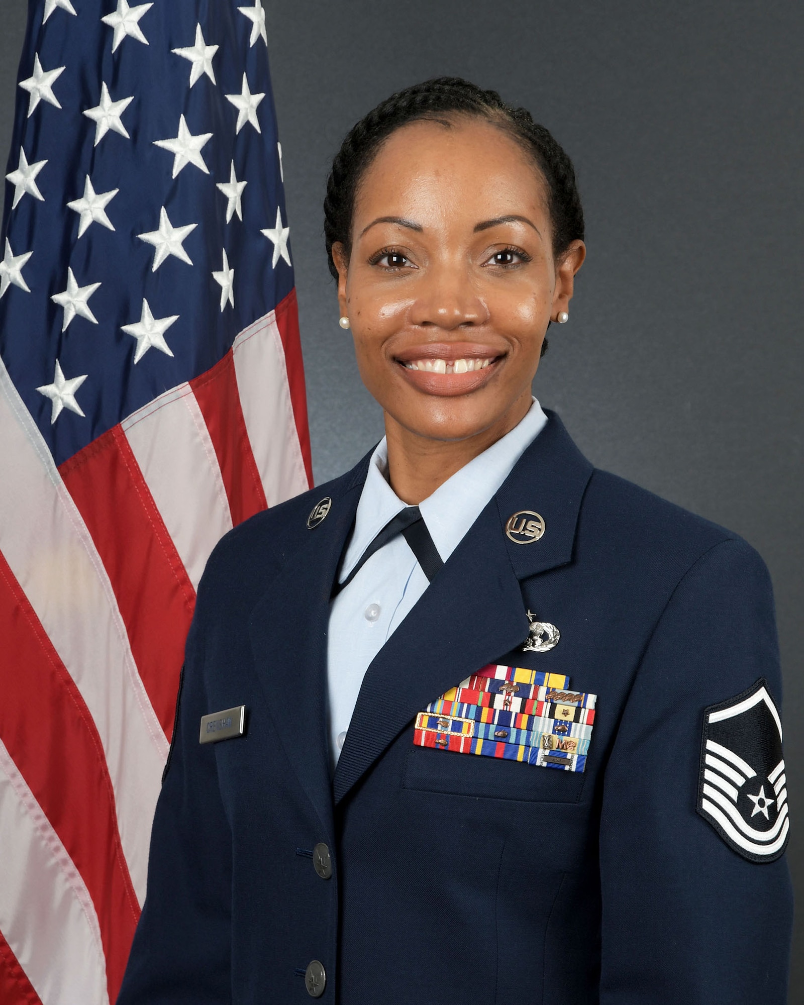 Air Force Reserve Command’s Outstanding Senior NCO of the Year is Master Sgt. Sandra M. Crenshaw, 94th Airlift Wing, Dobbins Air Reserve Base, Georgia. (U.S. Air Force photo)