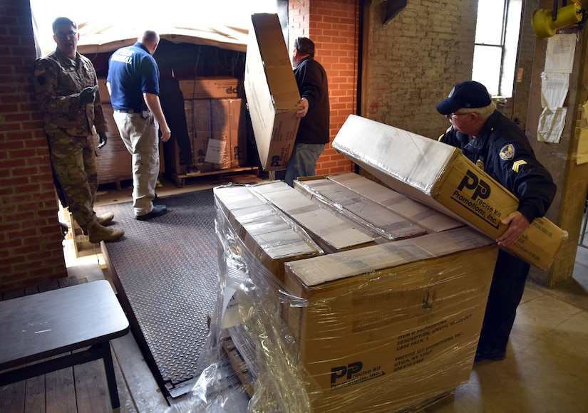 PA Task Force South delivers special needs cots to FEMA Field Hospital