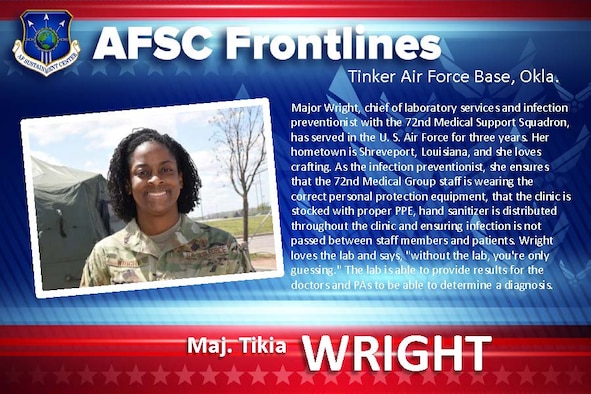 AFSC Spotlight: Maj. Tikia Wright