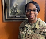 Col. Lavetta Bennet is the chief of staff of the Michigan Army National Guard, shown in Lansing, Mich., April 5, 2020.