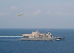 U.S Navy, Japan Maritime Self-Defense Force Operate Together in Andaman Sea