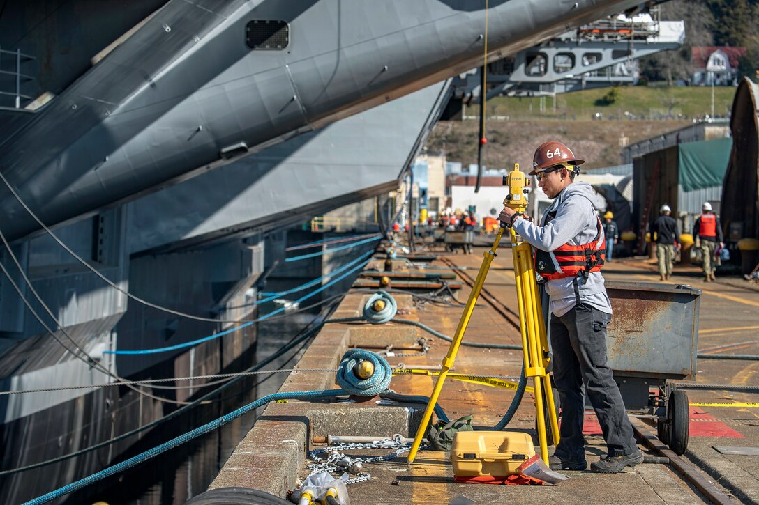 USS Carl Vinson (CVN 70) departed Dry Dock 6 April 6, 2020, after spending 14 months undergoing a Docking Planned Incremental Availability period at Puget Sound Naval Shipyard & Intermediate Maintenance Facility.