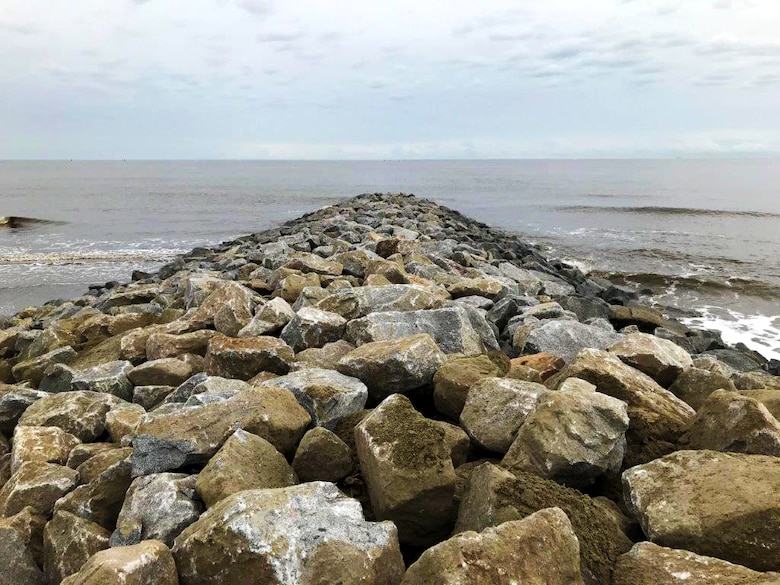 Repairing the South Jetty