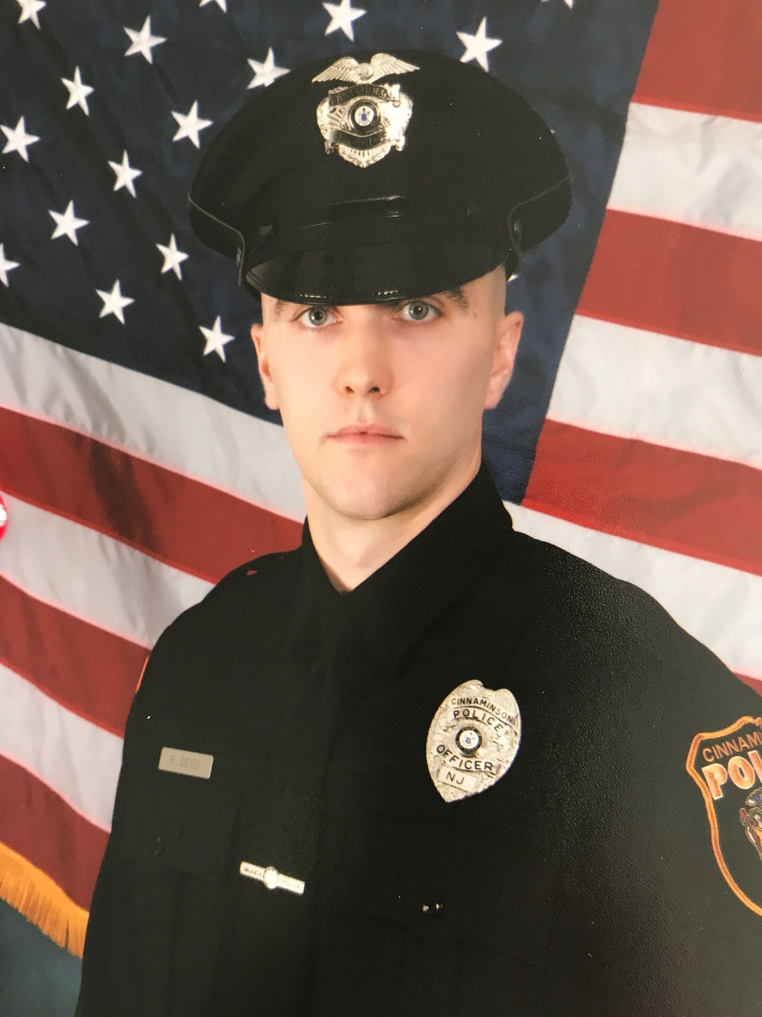 Monmouoth County Police Academy graduation photo of Staff Sgt. Richard Deiss.