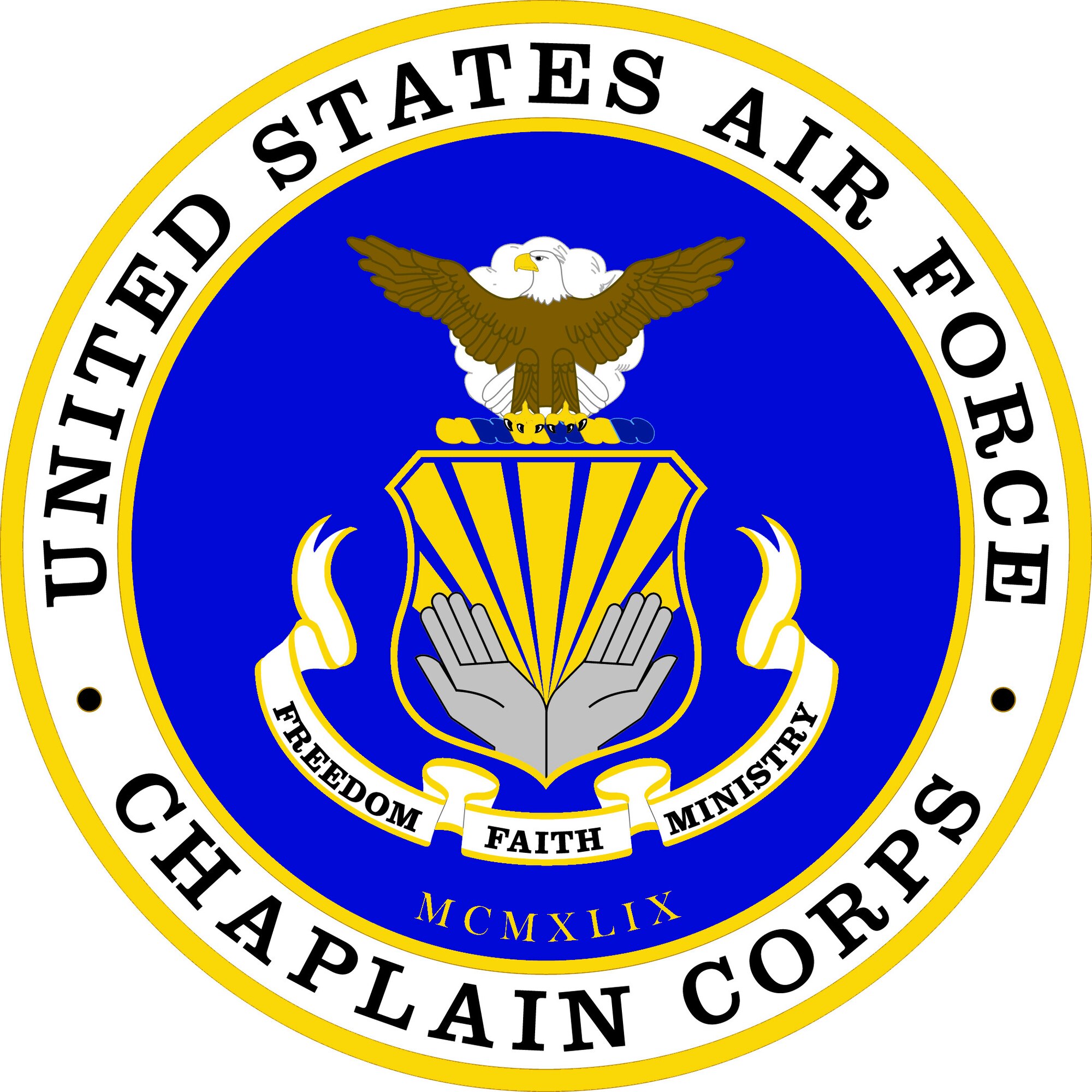 USAF Chaplain Corps Shield (Color)