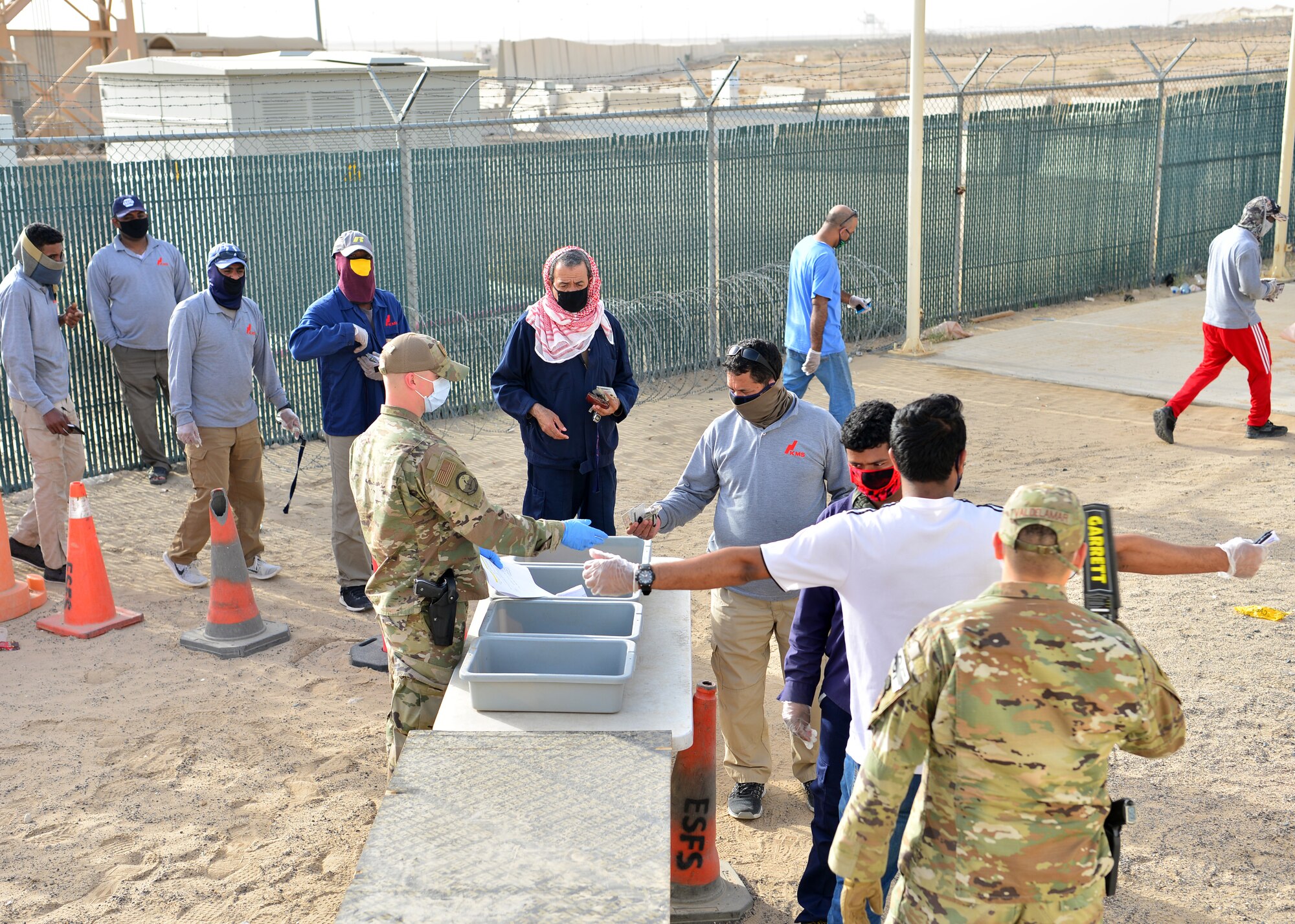 Airmen screen other country nationals