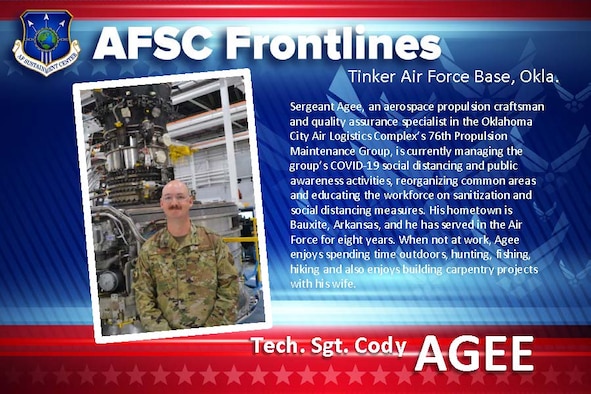 AFSC Spotlight: Meet Tech. Sgt. Cody Agee