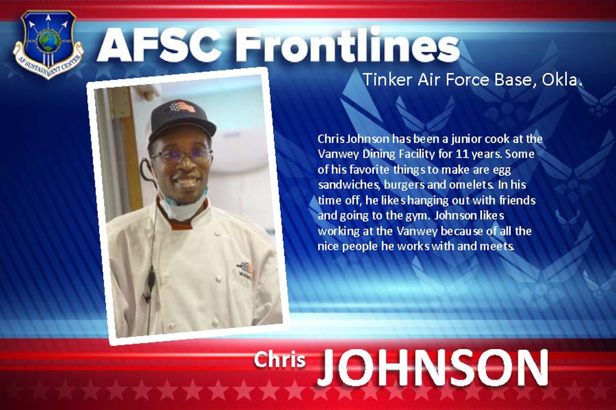 AFSC Spotlight: Meet Chris Johnson
