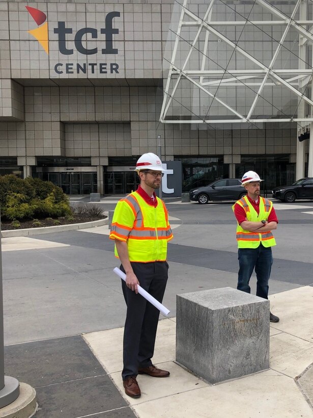 The U.S. Army Corps of Engineers, Detroit District, announces that construction is complete at Michigan’s first Alternate Care Facility at TCF Center in Detroit. The facility will begin accepting patients April 10, 2020.