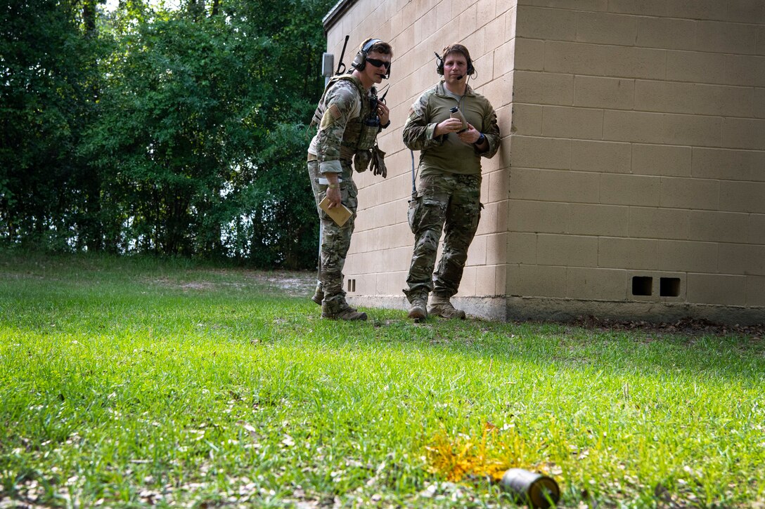 TACP officers plan an attack