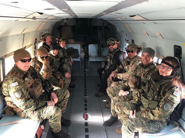 U.S. and Croatian Airmen take part in exercise ODIN SPEAR 20. (Courtesy Photo)