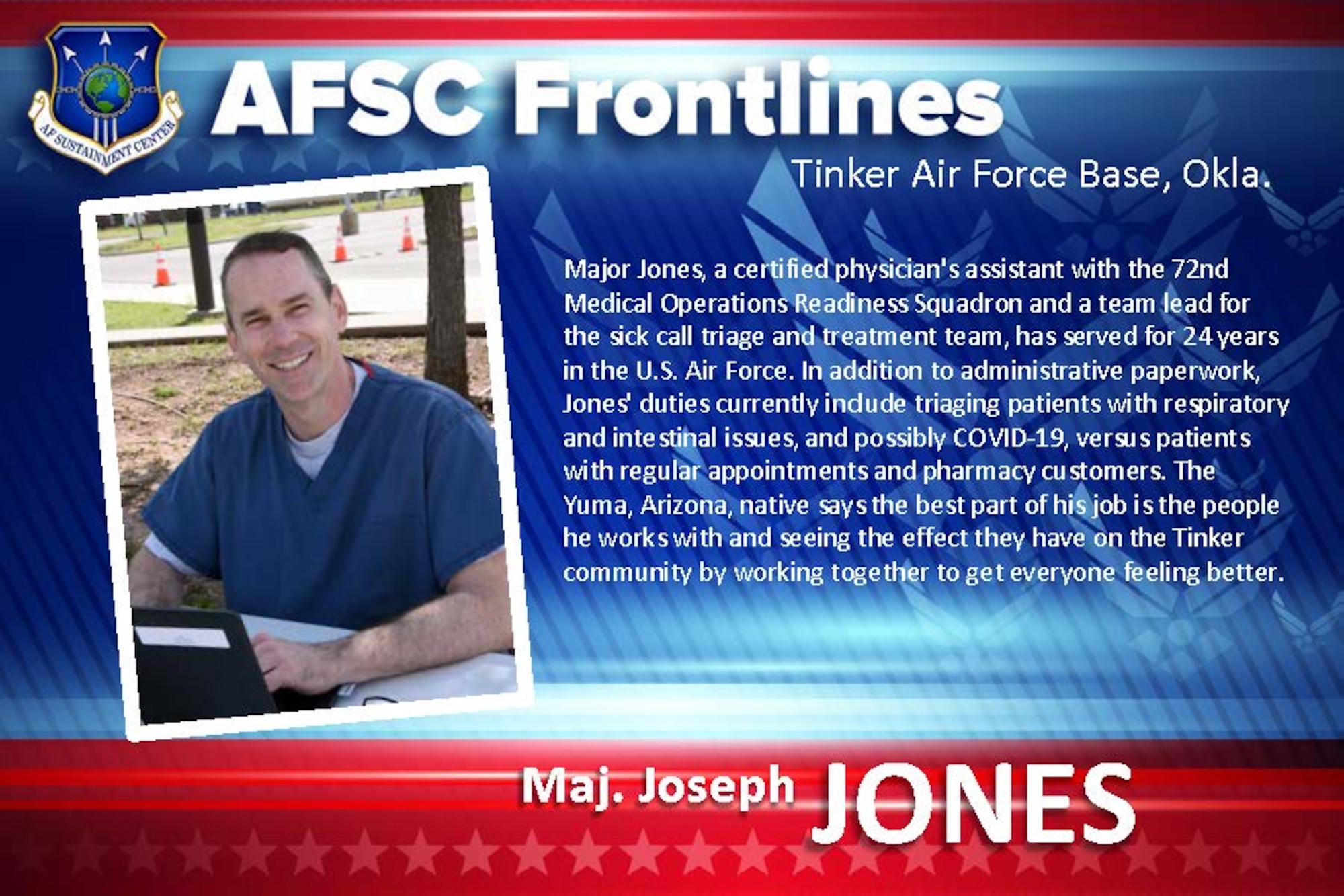AFSC Spotlight: Meet Maj. Joseph Jones