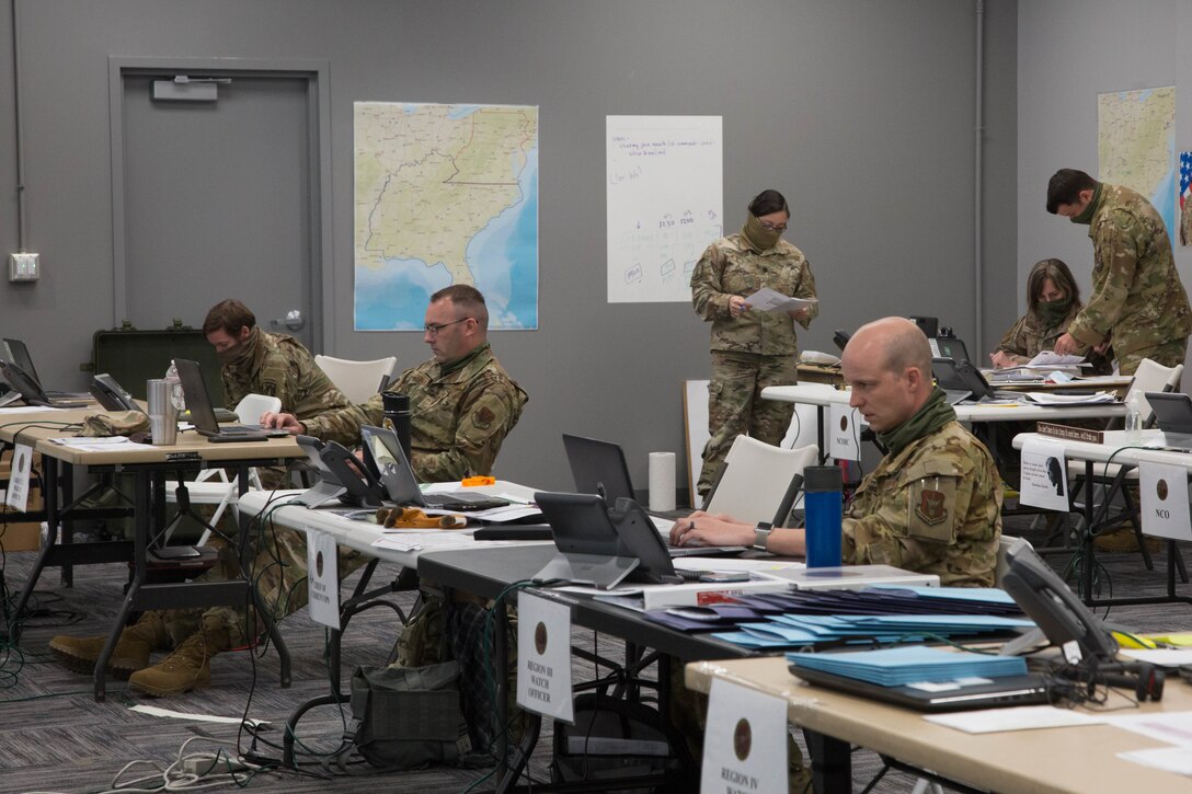 Task Force-Southeast participates in Commander's Update Brief