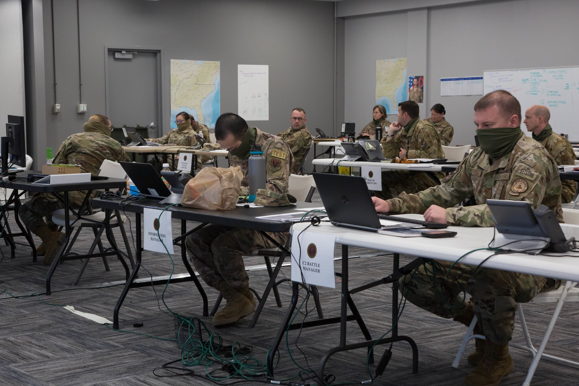 Task Force-Southeast participates in Commander's Update Brief