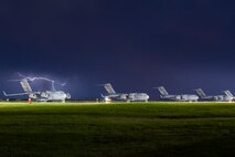 Lightning over Altus AFB