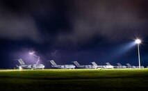 Lightning over Altus AFB