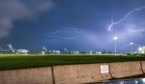 Lightning over Altus AFB