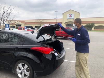 The Army and Air Force Exchange Service locations at Joint Base San Antonio-Lackland and JBSA-Randolph now offer Curbside Pick Up at the main store locations.