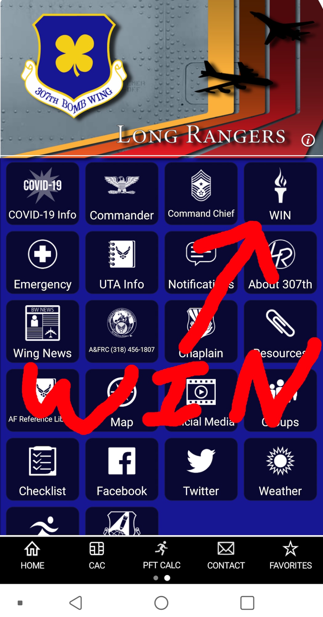 Bomb Wing app graphic.