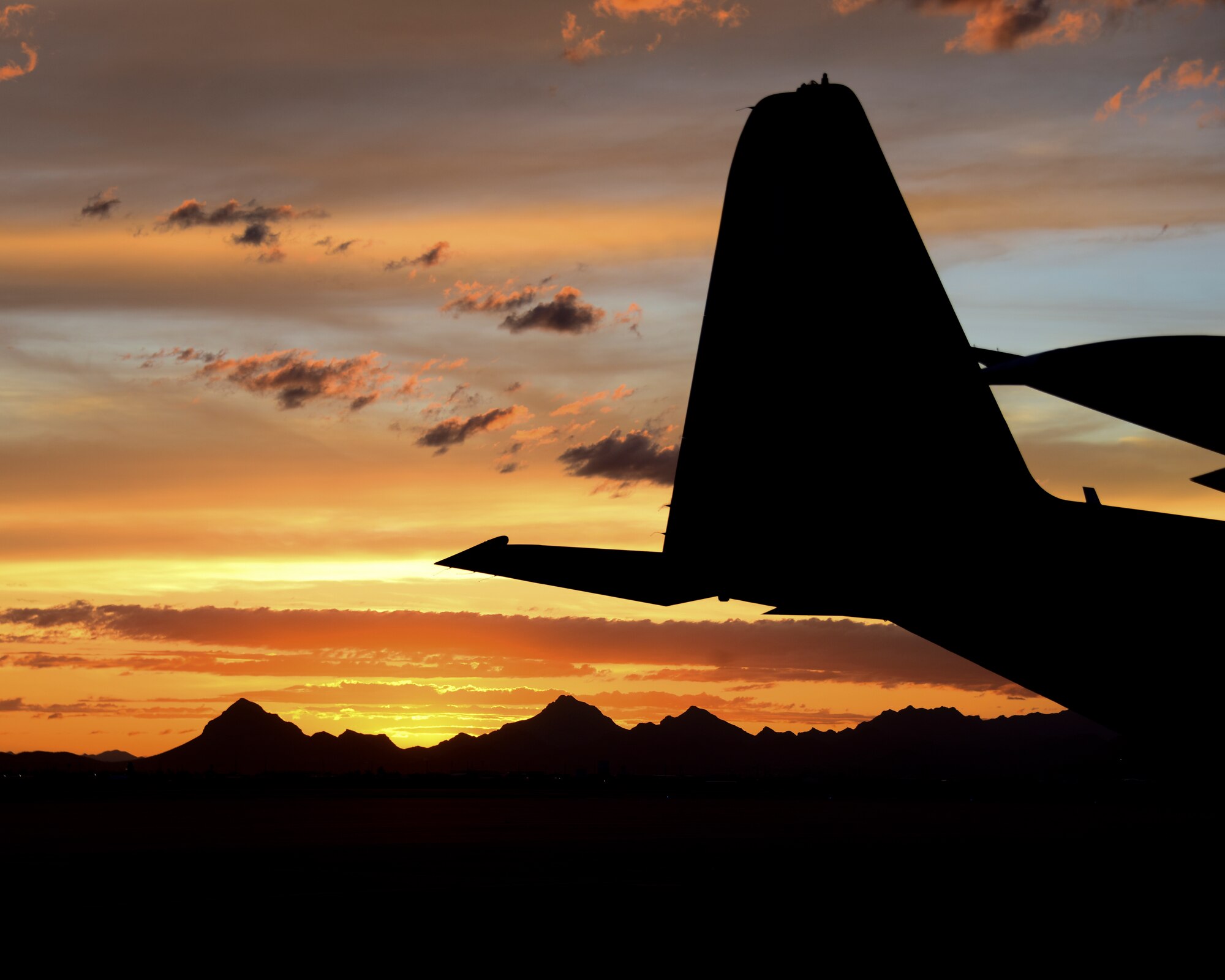 A photo of an aircraft sitting on the flight line
