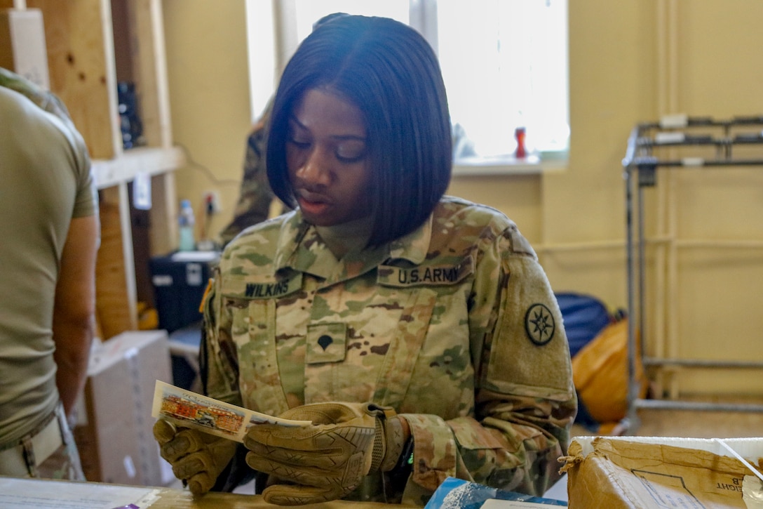 Army mail carriers deliver — every time