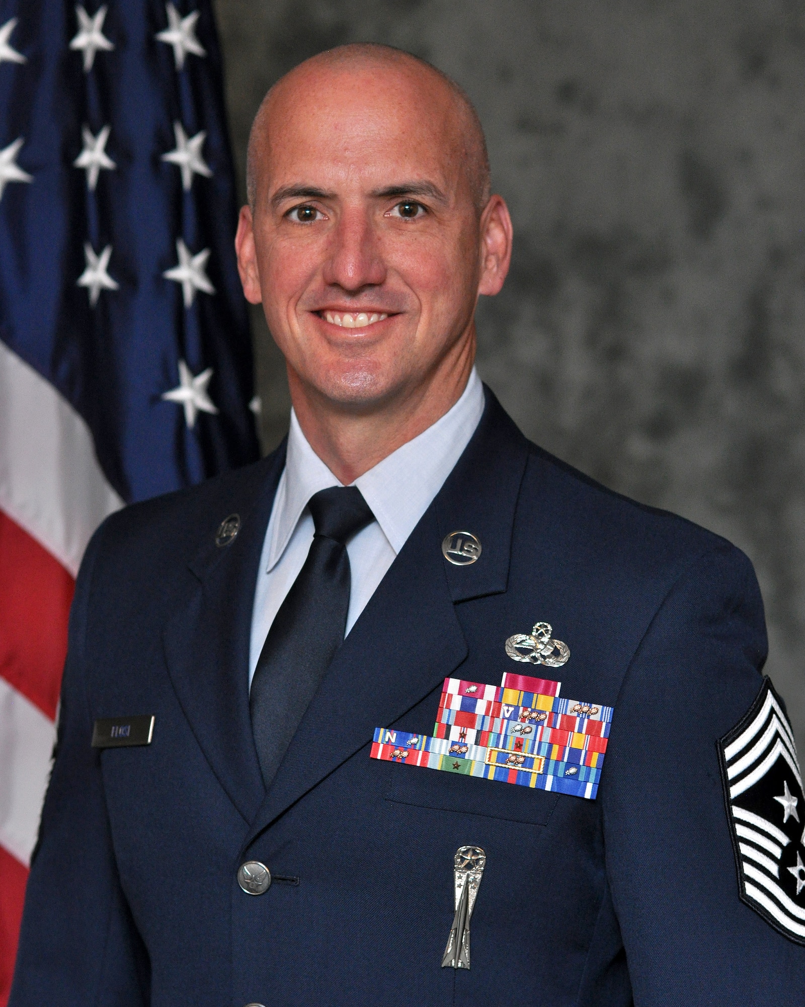 Command chief CMSgt David Flosi, Air Force Sustainment Center