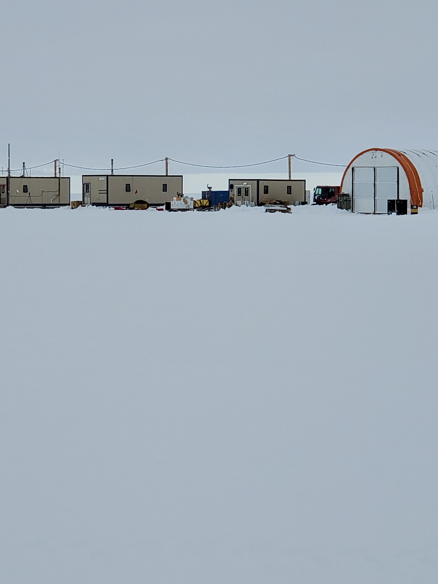 Buildings at the McMurdo Station where Maj. Esther Lee, a chaplain, worked and lived for two months, supporting the National Science Foundations efforts, Antarctica