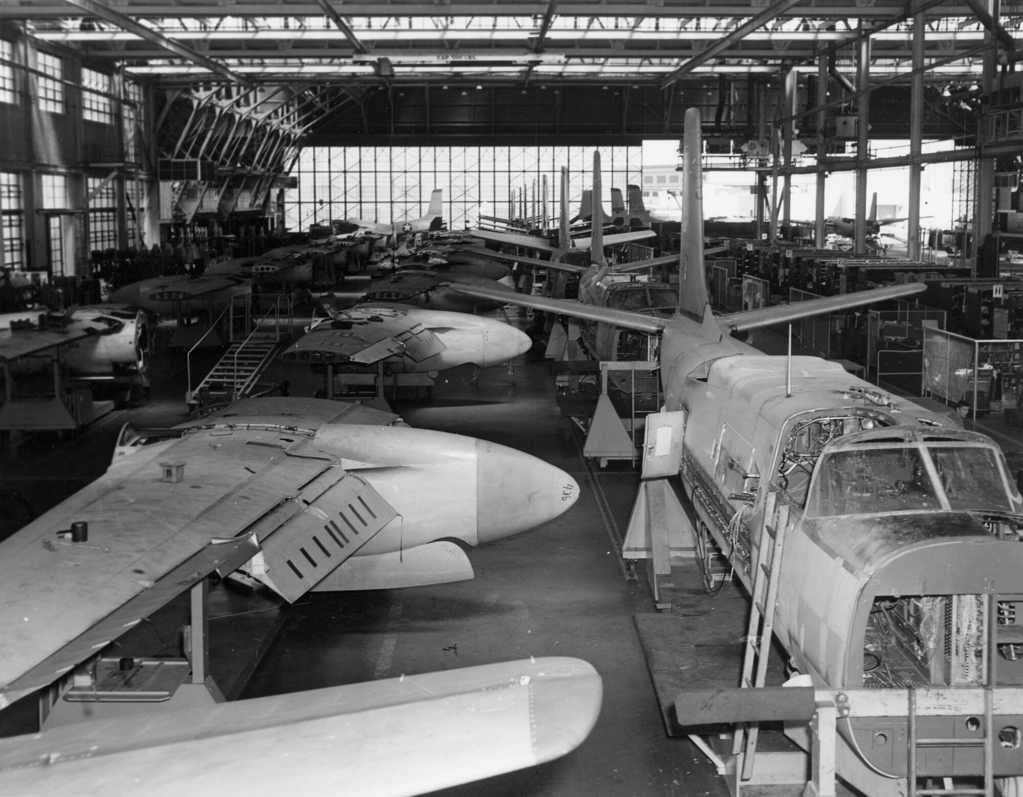 Following World War II, Hill AFB stored hundreds of Douglas B-26 Invader aircraft.