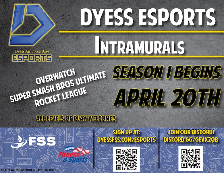 Dyess Hosts Its First Virtual Esports League Dyess Air Force Base Features