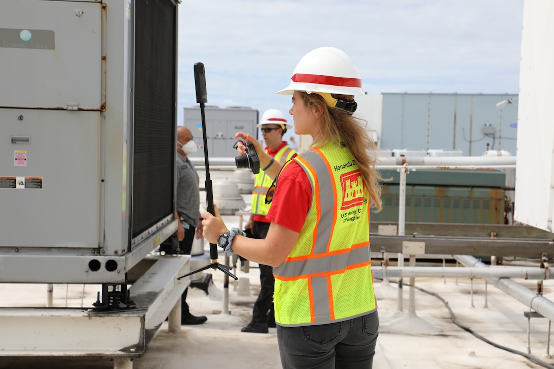 Under a FEMA planning mission assignment, a USACE technical survey team conducted a site assessment of a local hotel facility on Oahu. The USACE team is providing initial planning and assessments for the possible conversion of existing buildings into alternate care facilities (ACFs).