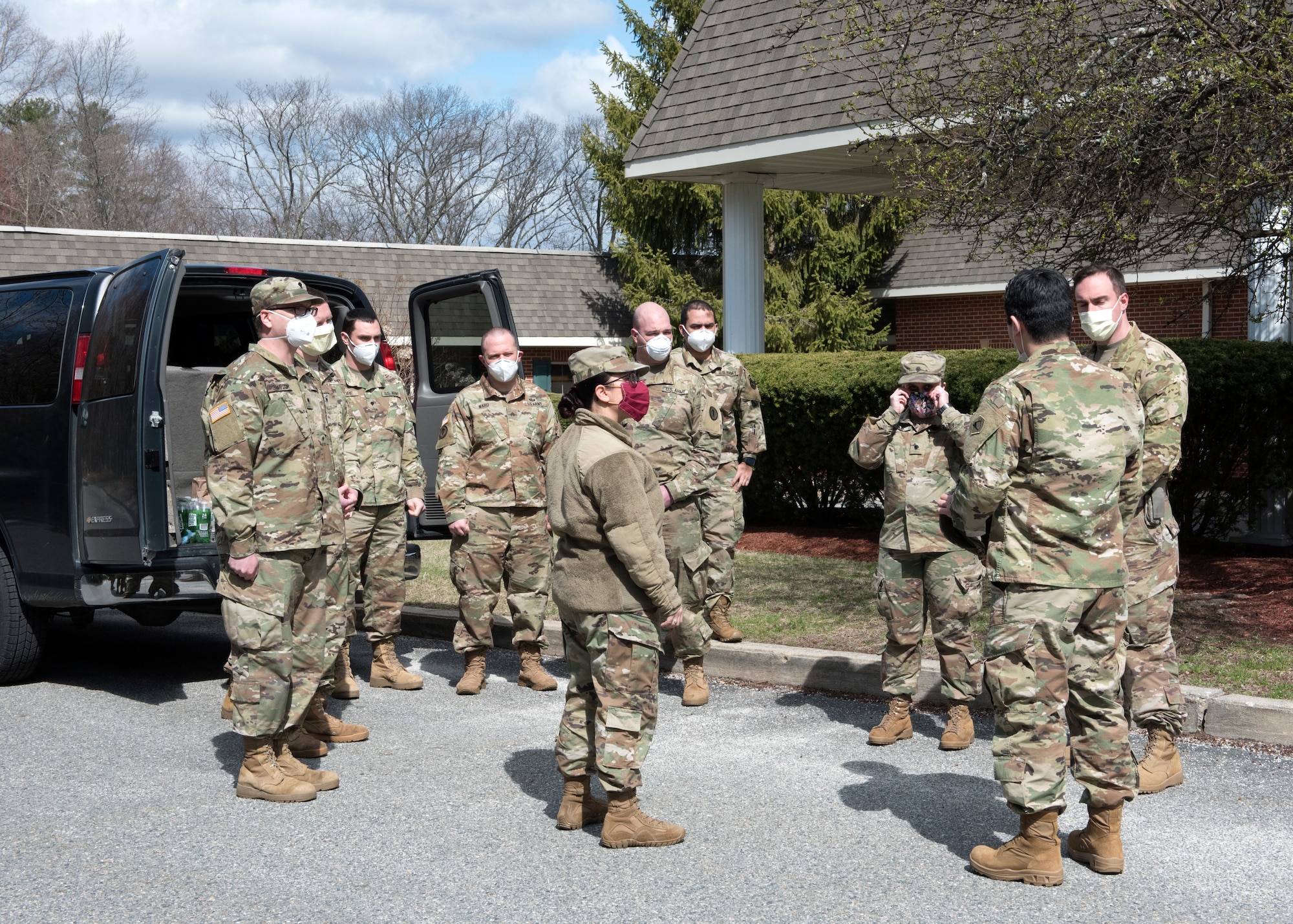 National Guard mobile COVID-19 testing team