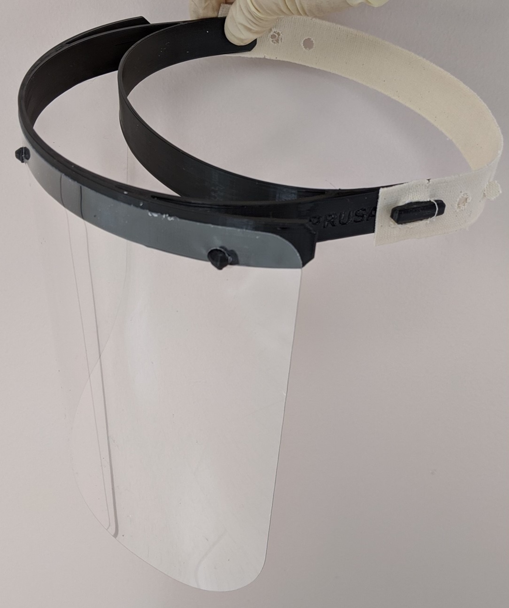 Photo of a face shield.