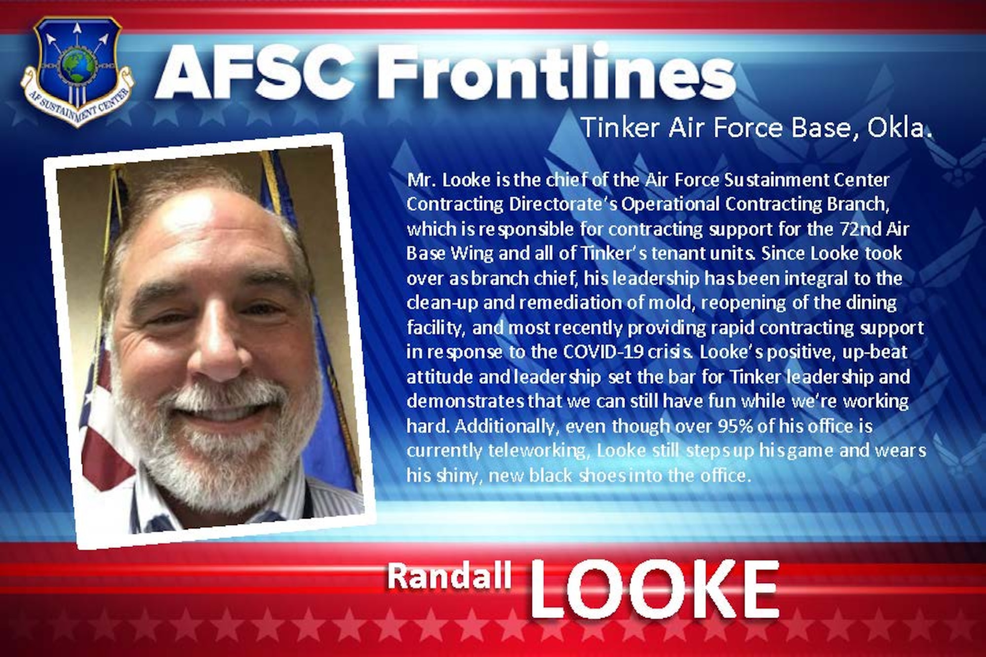 AFSC Spotlight: Meet Randall Looke