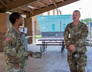 Chaplain assists 377th Theater Sustainment Command with religious support
