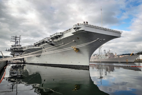 Puget Sound Naval Shipyard & Intermediate Maintenance Facility completed a Carrier Incremental Availability for USS Nimitz (CVN 68) early, April 13, 2020. PSNS & IMF workers teamed up with contractors and Nimitz’ ship’s force to complete the availability two days early, after conducting a combined 17,500 man-days of work on the ship, from Feb. 21 to April 13.
