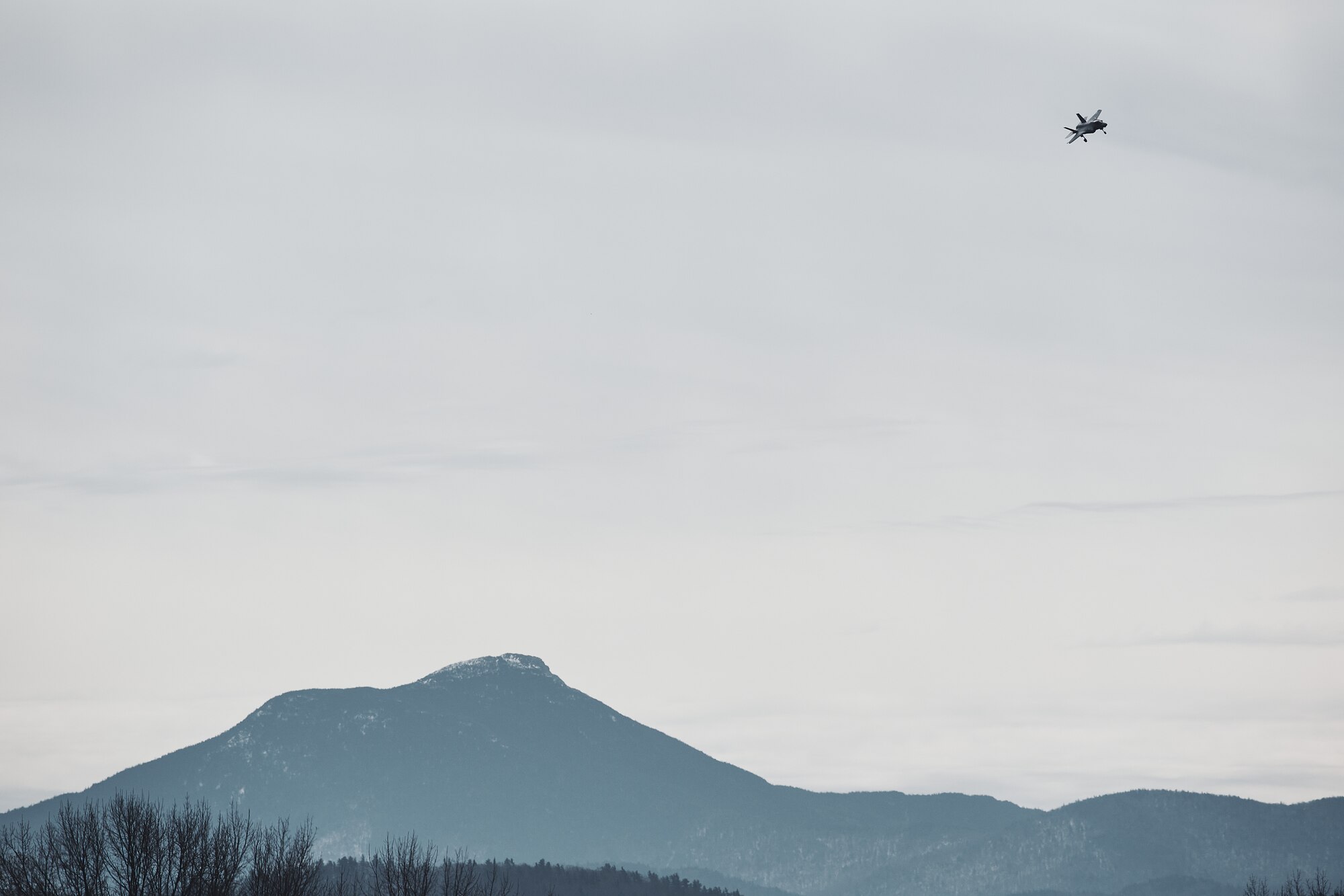 Pilots assigned to the 158th Fighter Wing, Vermont Air National Guard, land after flying a routine training mission, Vermont Air National Guard Base