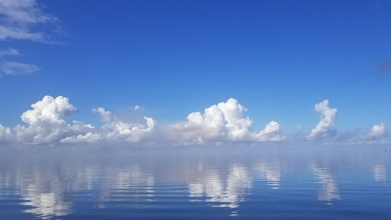 Afternoon clouds on Lake Okeechobee