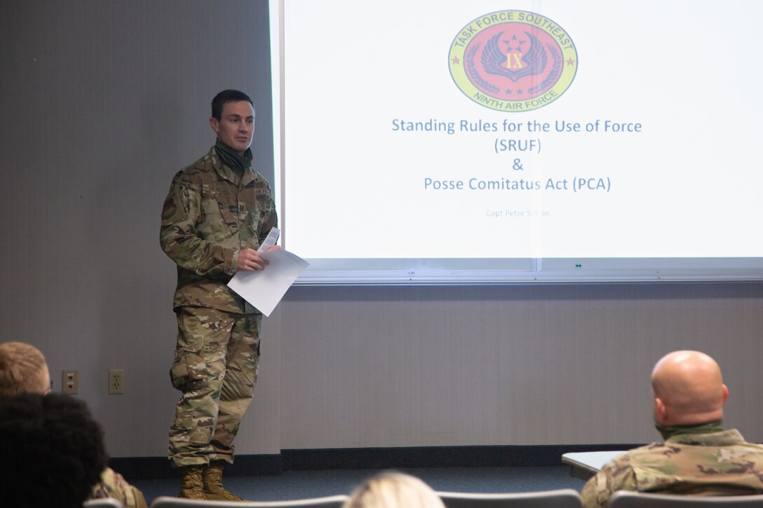 Task Force-Southeast conducts ROF briefing