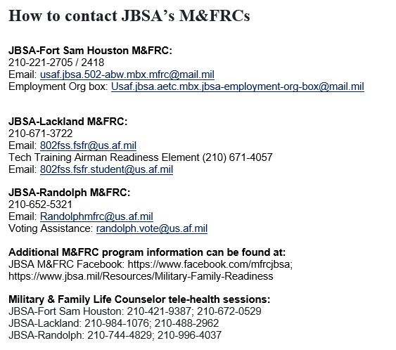 lackland airman family readiness center