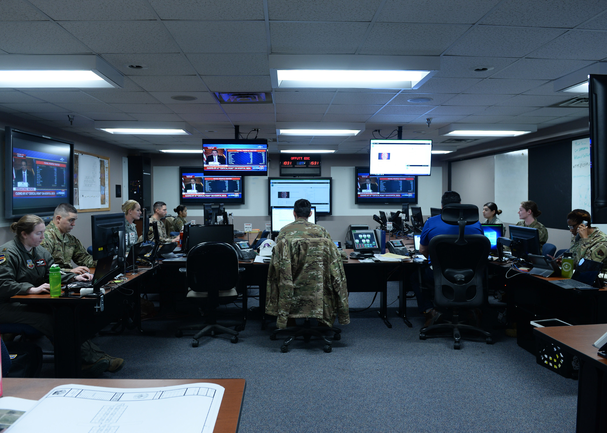 Public Health Emergency Working Group at forefront of Offutt COVID19