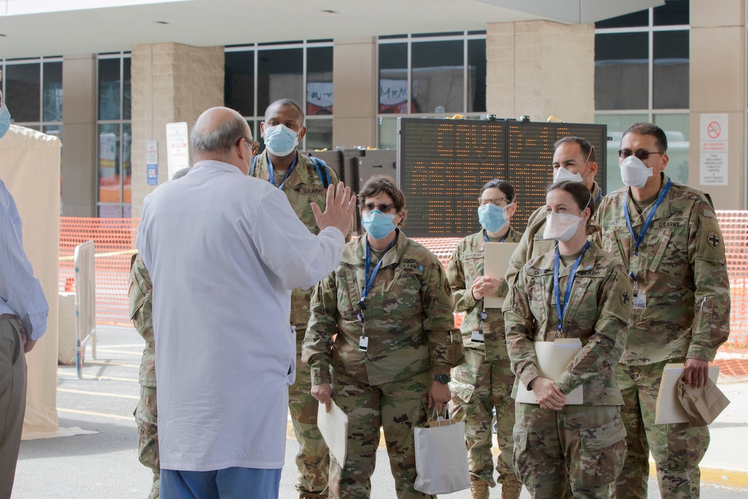 Medical task force welcomed at University Hospital in Newark for COVID response